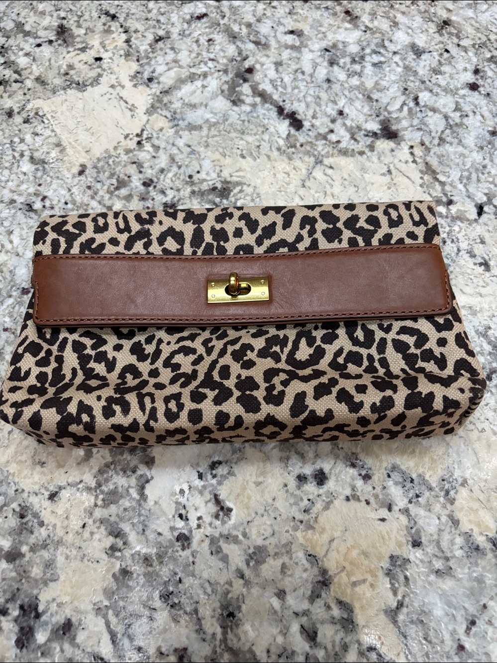 J.Crew Leopard Print Clutch